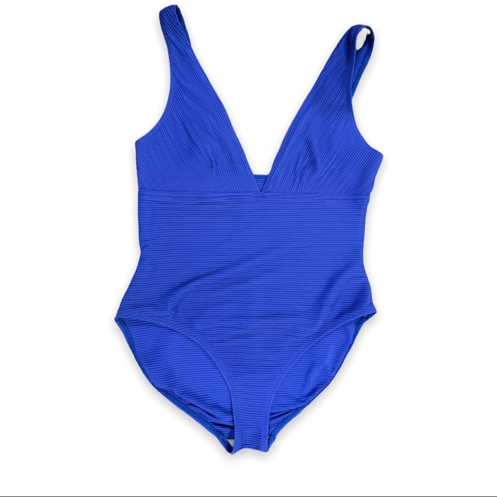 LA BLANCA   ROYAL BLUE  one piece swimsuit Sz XL